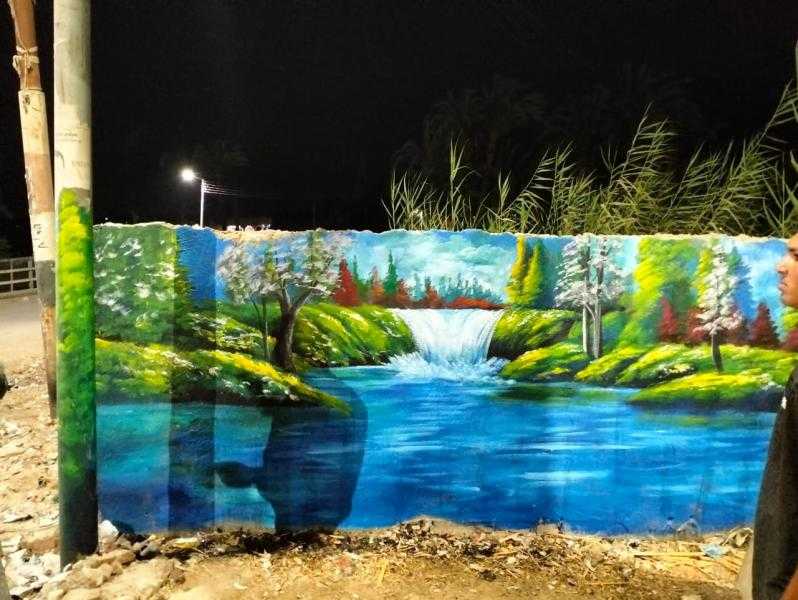 محافظ أسيوط يوجه بتحويل غرف تجميع القمامة بمركز ساحل سليم إلى لوحات فنية.. صور